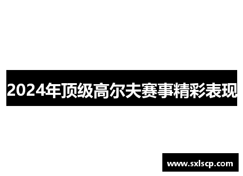 2024年顶级高尔夫赛事精彩表现